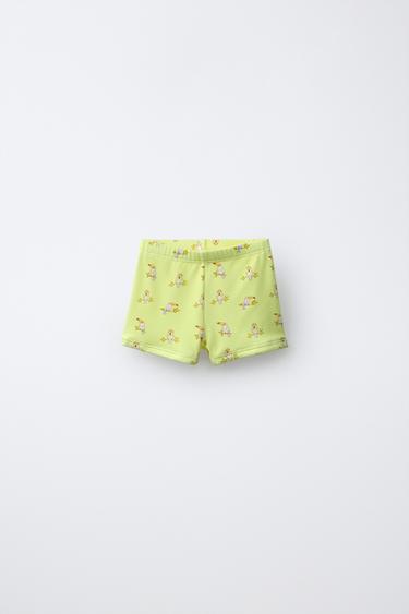 ĐỒ BƠI DÁNG QUẦN BOXER HỌA TIẾT CHIM TOUCAN DÀNH CHO BÉ 1-6 TUỔI - Màu xanh lá cây nhạt từ Zara