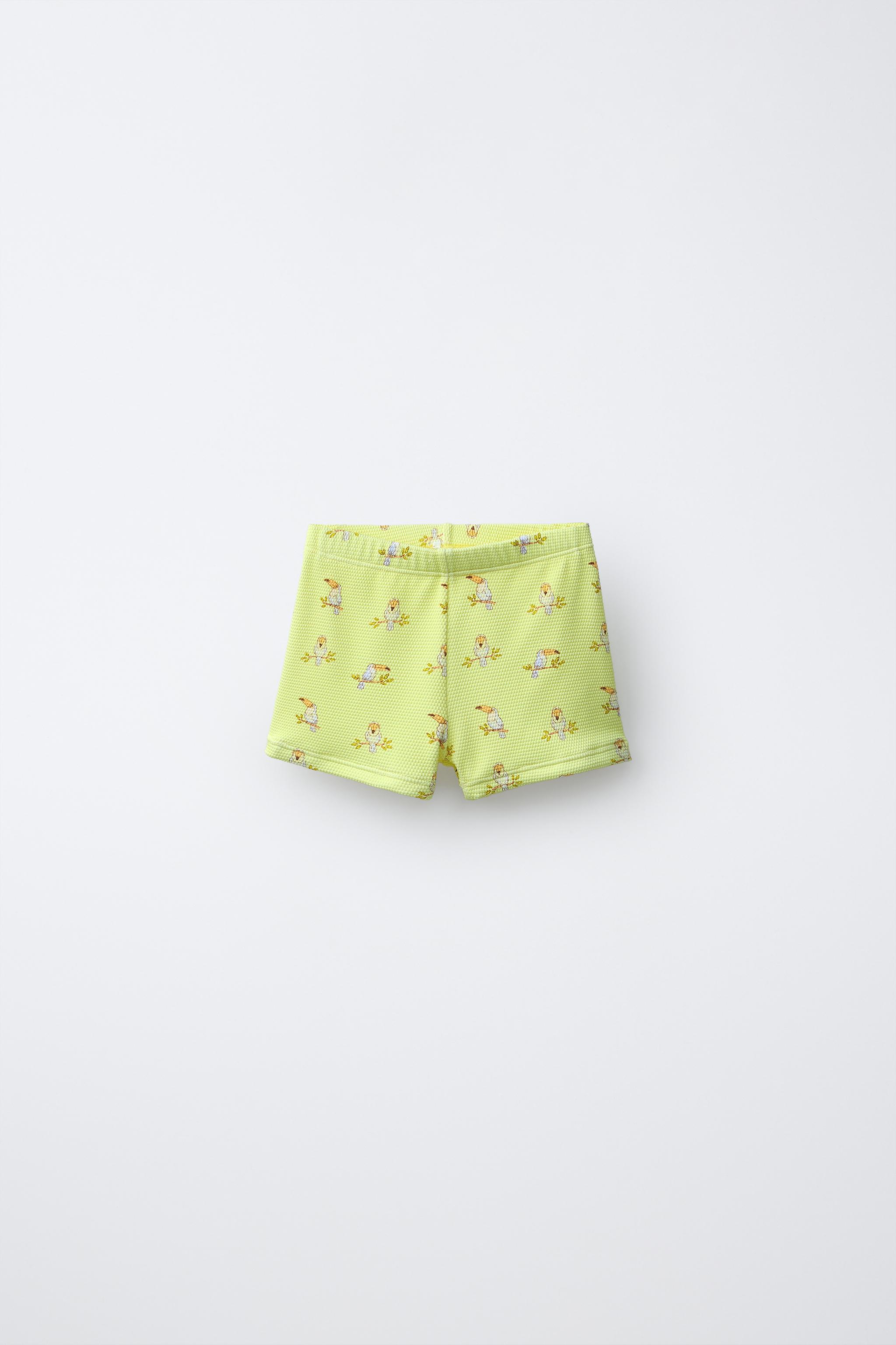Zara 1-6 YEARS/ TOUCAN BOXER SWIM TRUNKS
