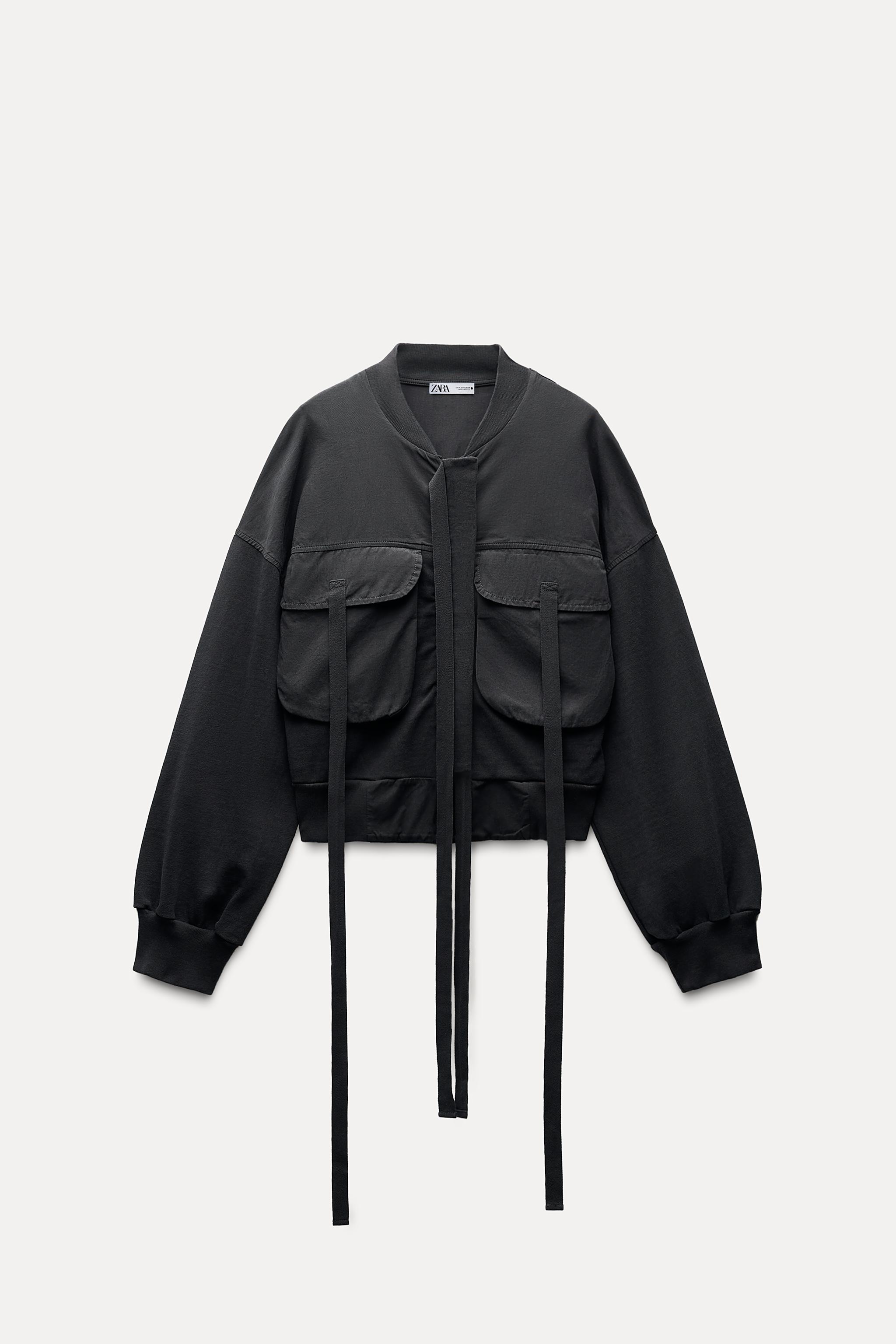 WASHED CARGO JACKET - Charcoal grey | ZARA Australia