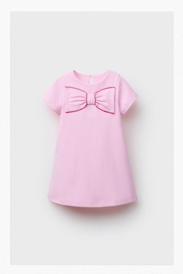 JURK MET APPLIQUÉS - Roze van Zara