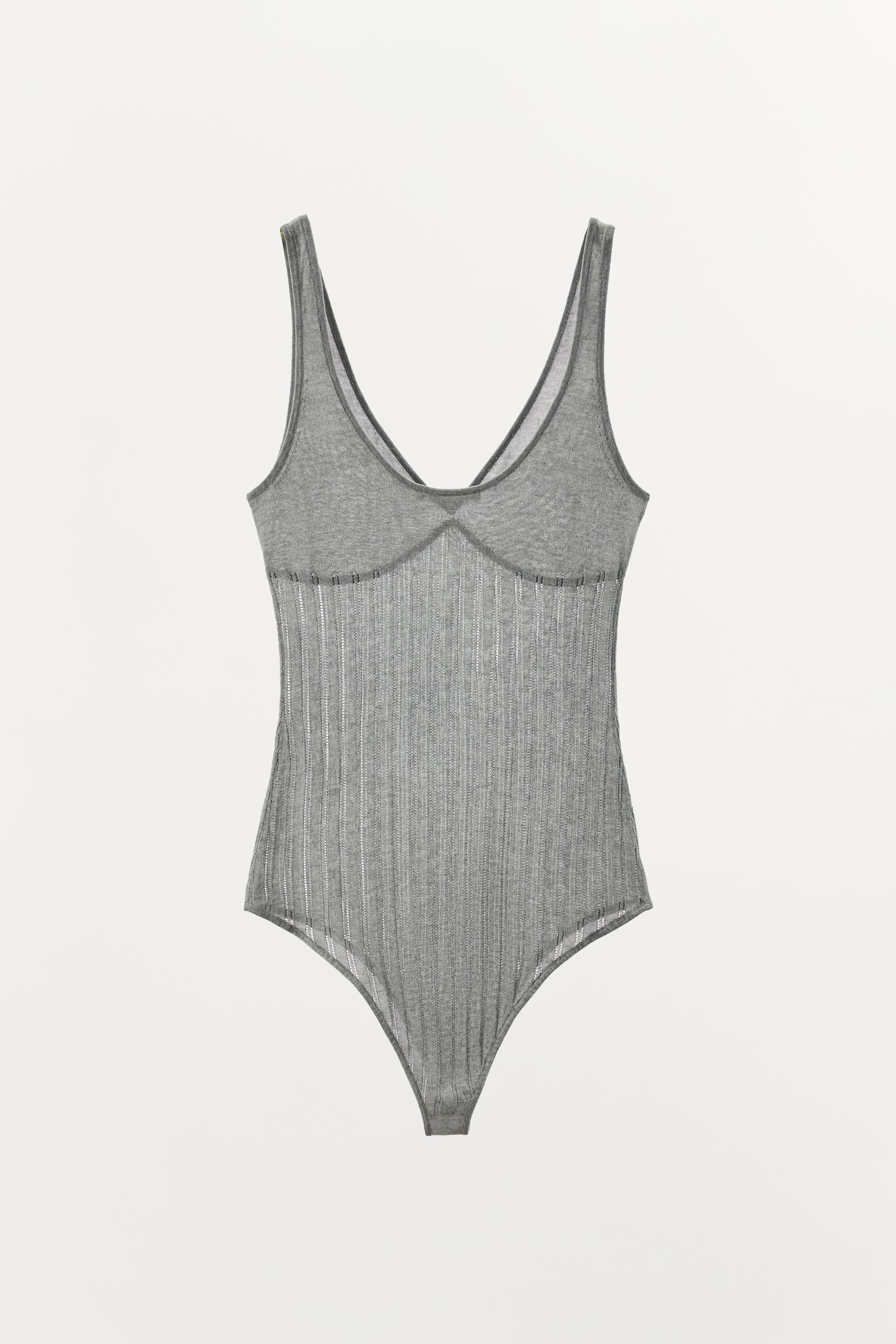 BODY EN MAILLE MÉLANGE VISCOSE