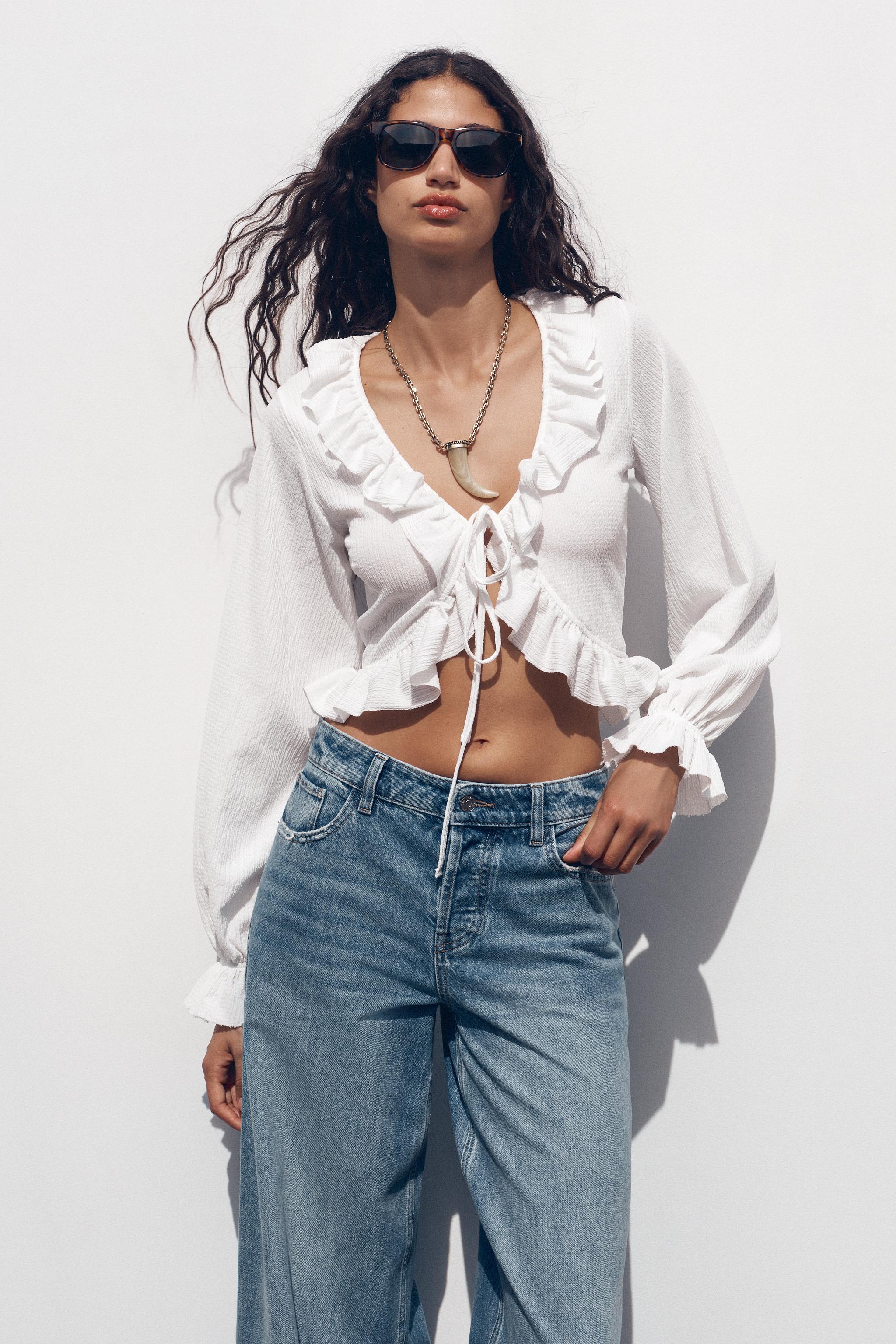 レディースラッフルトップス | ZARA 日本