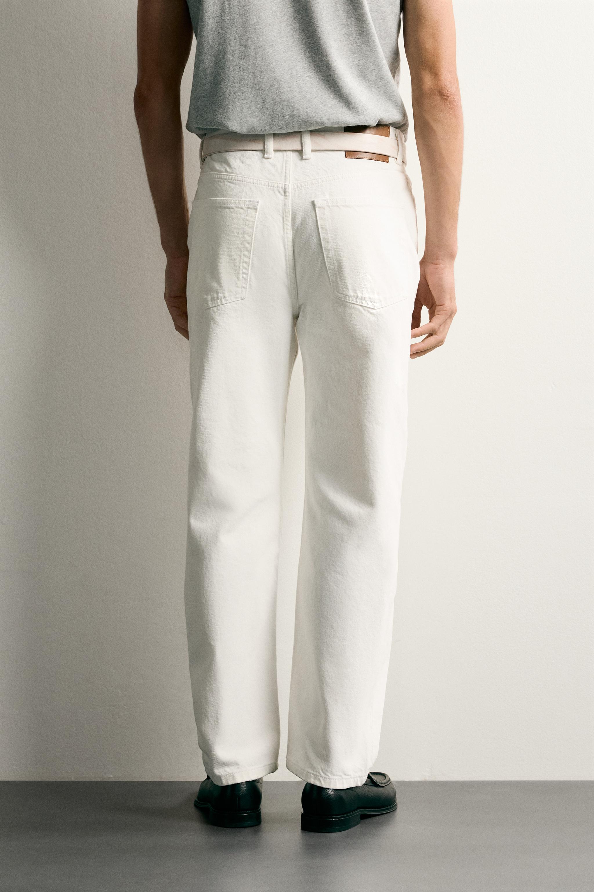 Zara STRAIGHT ANKLE FIT JEAN görsel 3