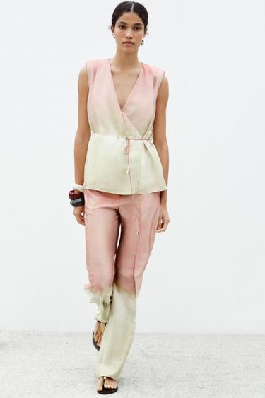 TOP ESTAMPADO TIE DYE - Multicolor de Zara - Imagen 0