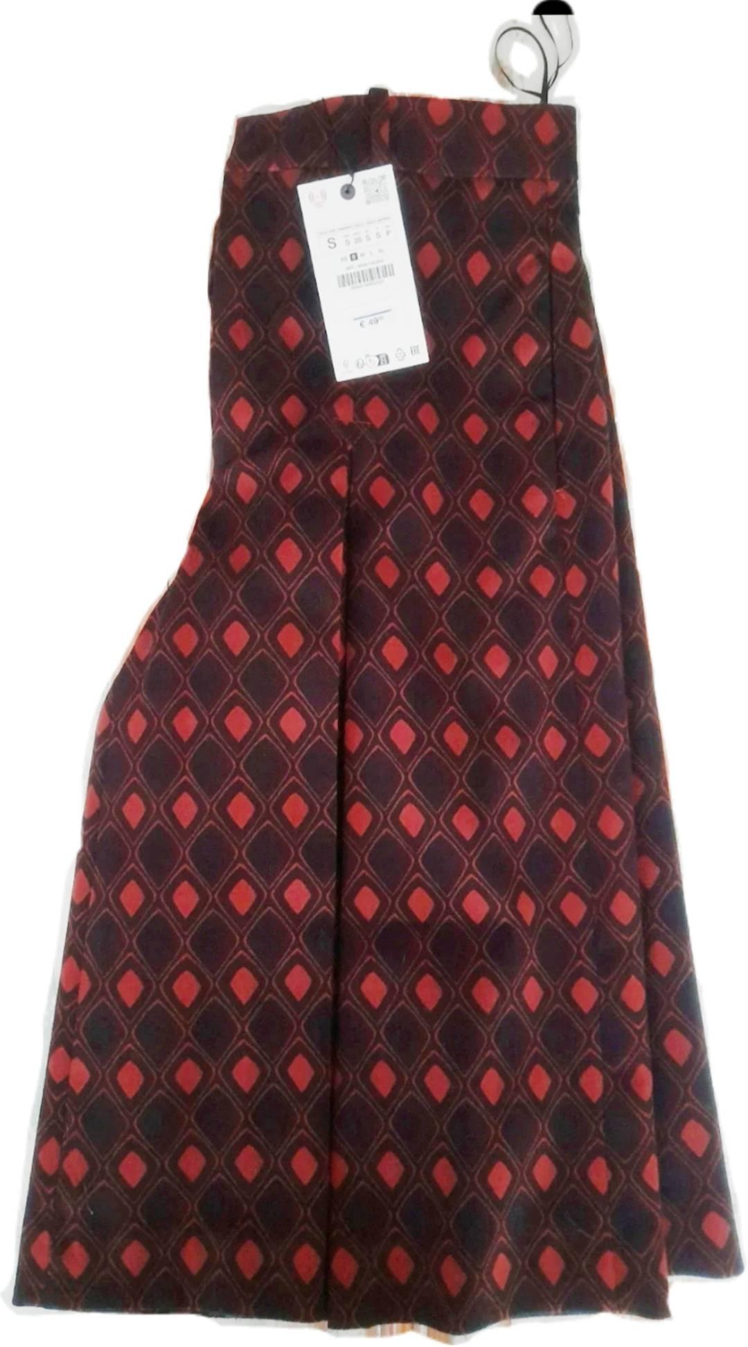 PLEATED PRINT BERMUDA SHORTS ZW COLLECTION - Image 2