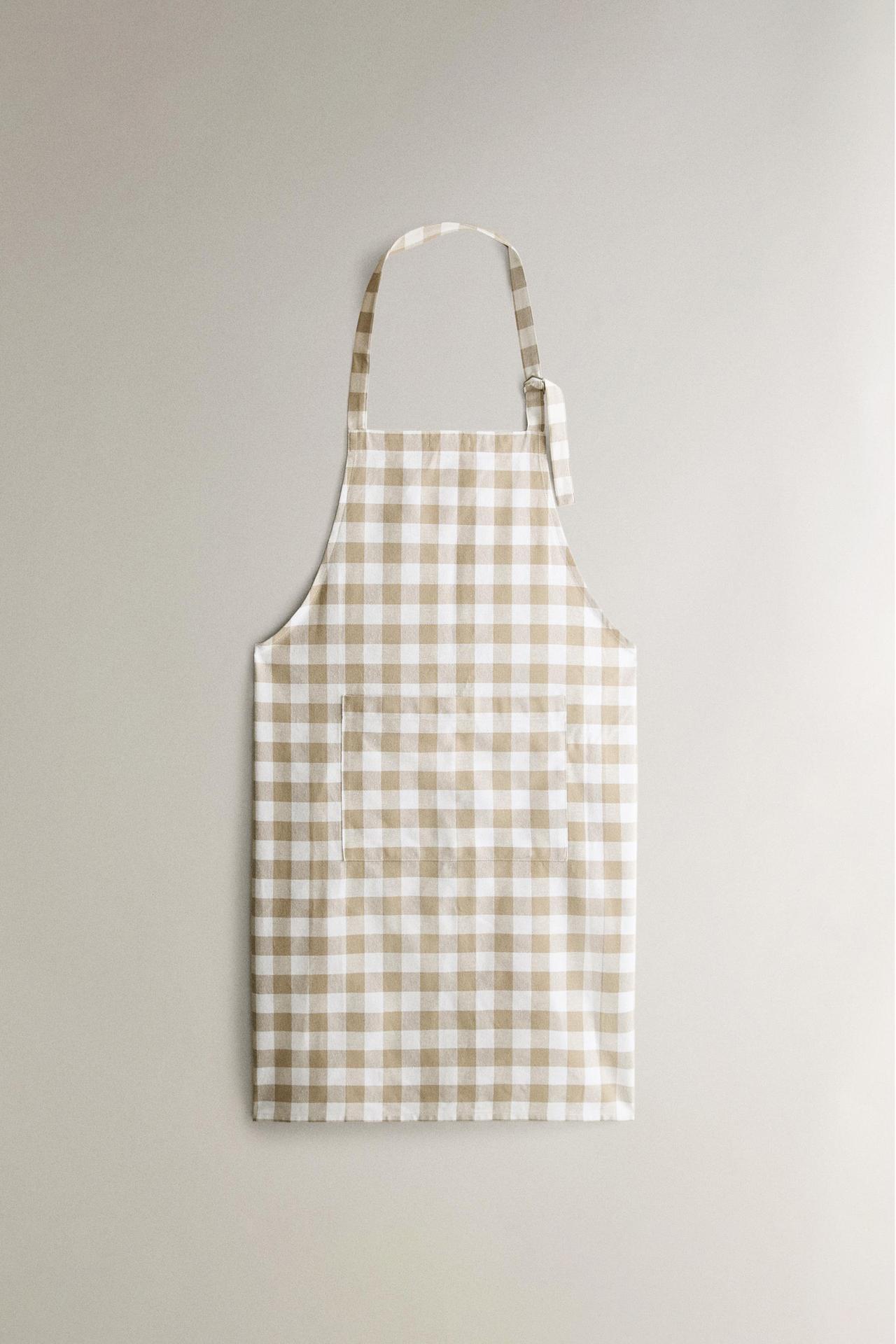 DYED THREAD TEA TOWELS PACK (PACK OF 3) — Beige