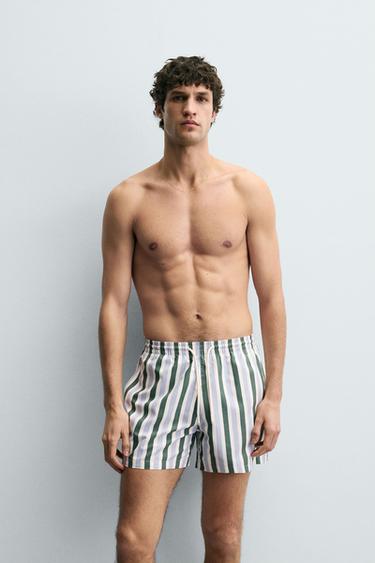 MAILLOT DE BAIN À RAYURES MOYENNES - Multicolore de Zara - Image 4