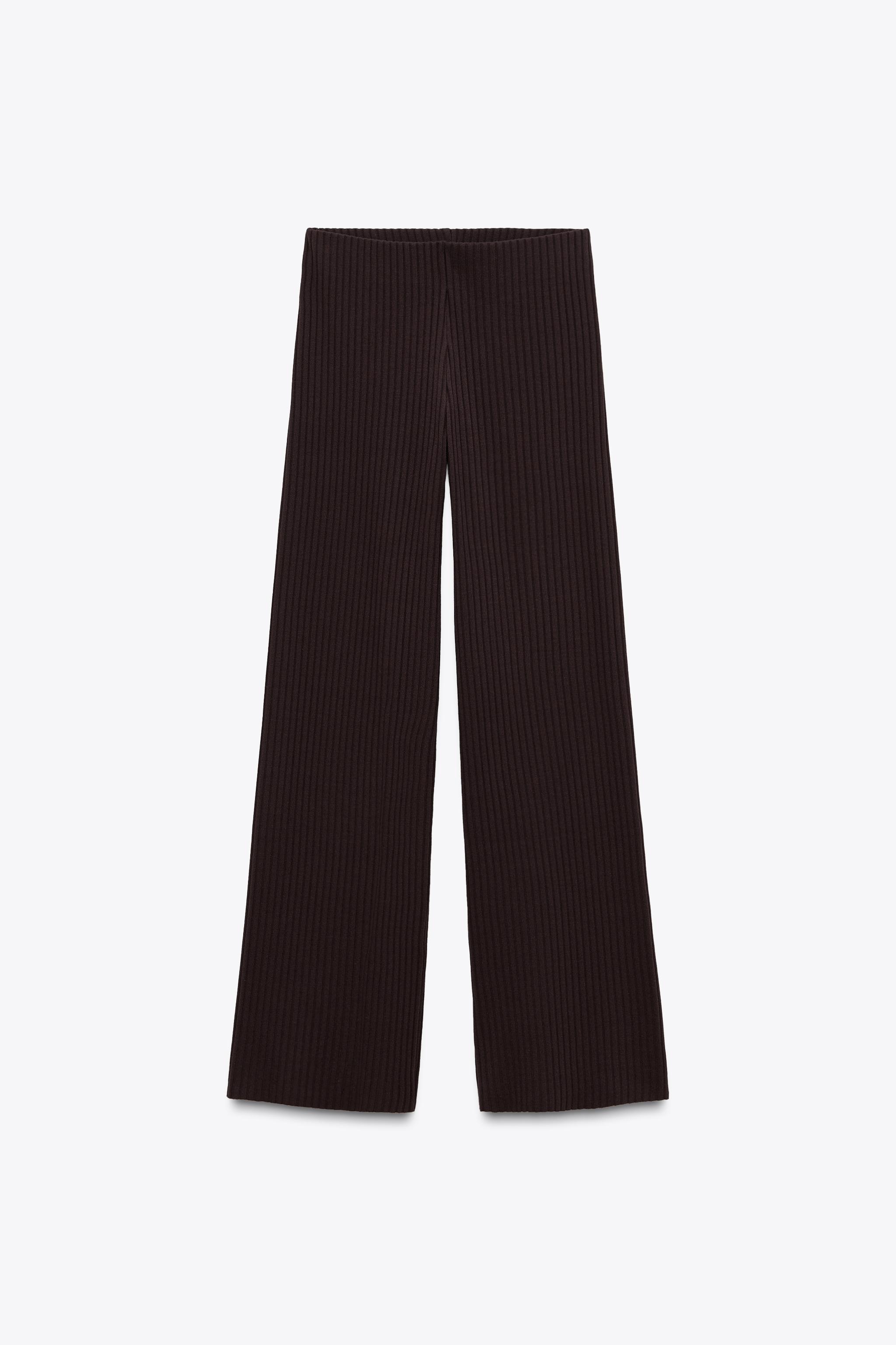 RIBBED PANTS - Ecru | ZARA United States