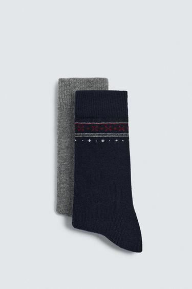 2-PACK OF COMBINED SOCKS - various by Zara