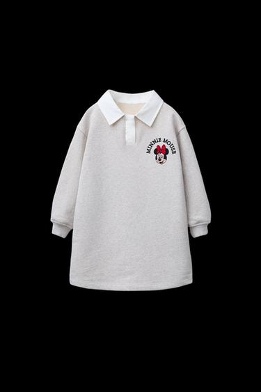 NICKIKLEID MIT POLOKRAGEN – MINNIE MAUS © DISNEY - Grau meliert von Zara - Bild 0