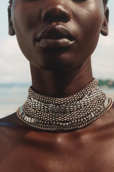 COLLAR CHOKER CADENA JOYAS - Oro / Plata de Zara