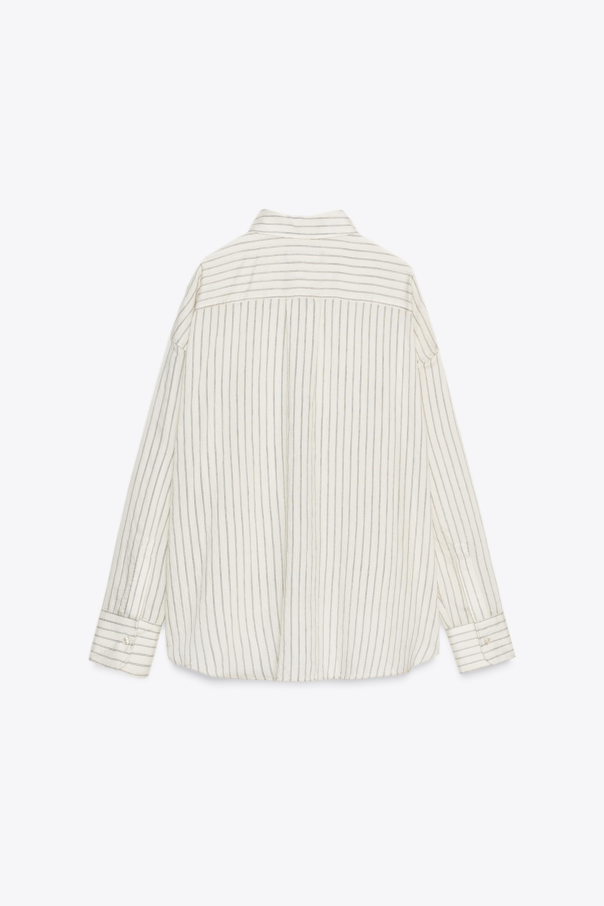 ZW COLLECTION STRIPED SHIRT - Black / White | ZARA United States