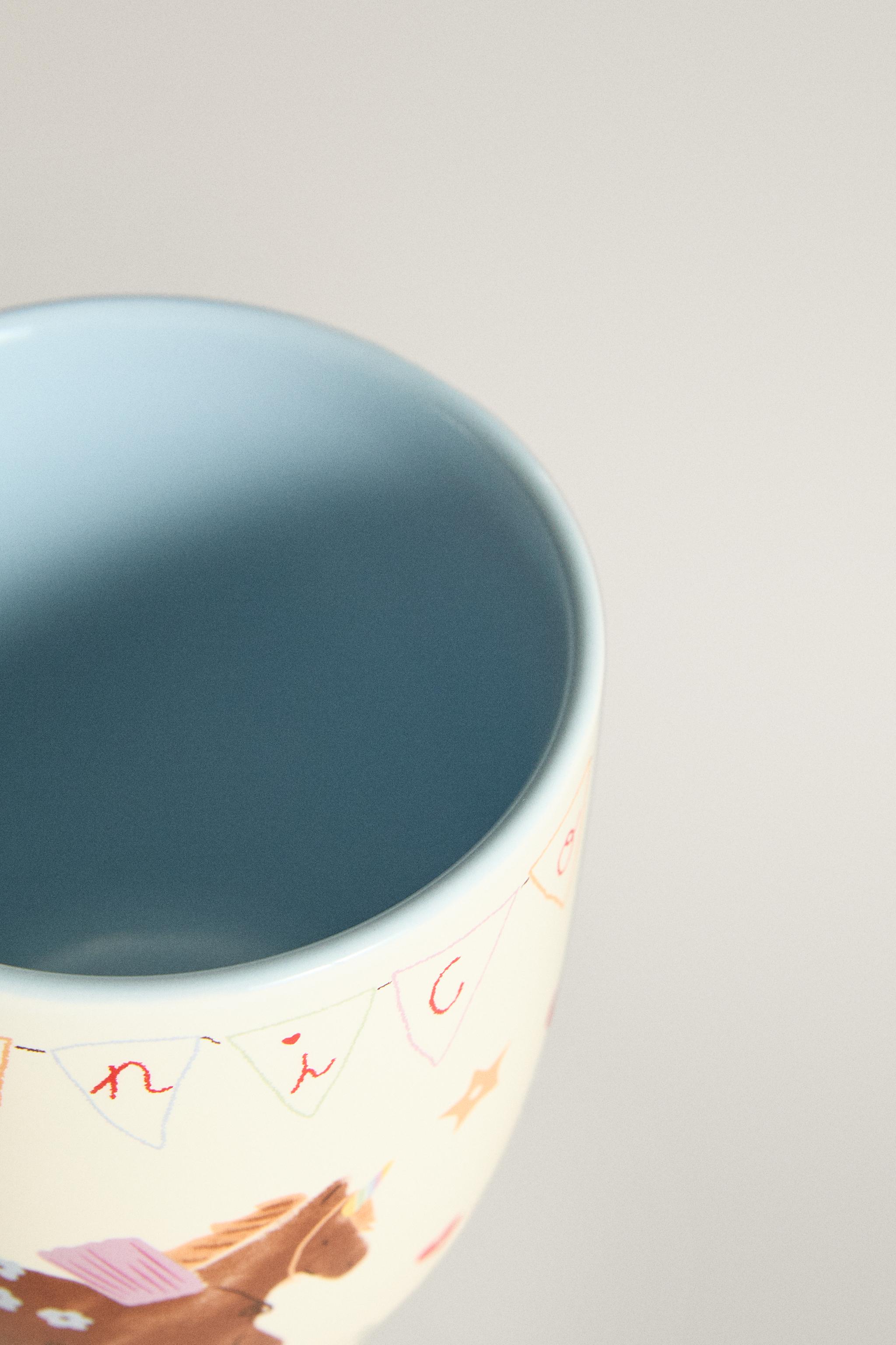 KIDS' CERAMIC UNICORN CUP