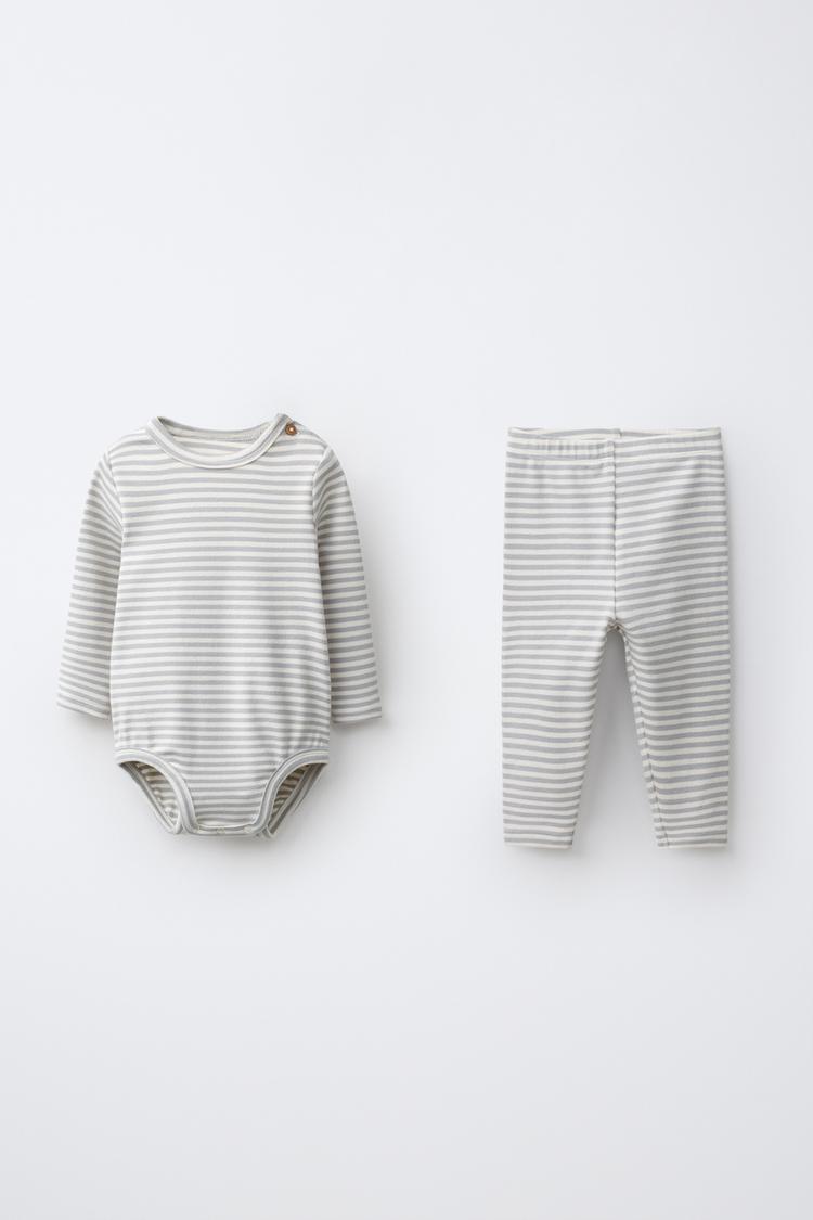 PACK BODY Y LEGGING RAYAS ETIQUETA