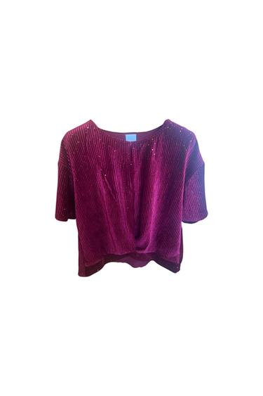 CAMISETA LENTEJUELAS TERCIOPELO