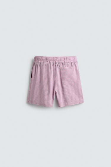 BERMUDA FLUIDE À CARREAUX LIMITED EDITION - Roses de Zara - Image 6