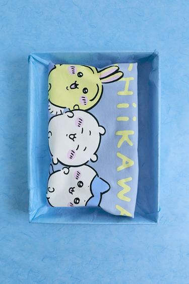 CHIIKAWA © NAGANO DOUBLE-SLEEVE T-SHIRT - Light blue by Zara