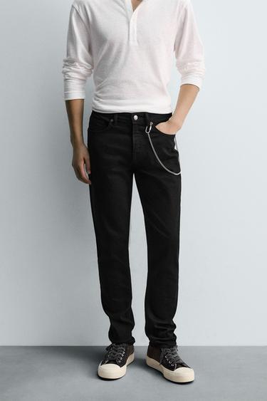 Zara SLIM FIT JEANS - Black
