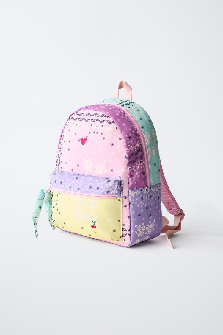 Mochila con estampado de cachemira 2