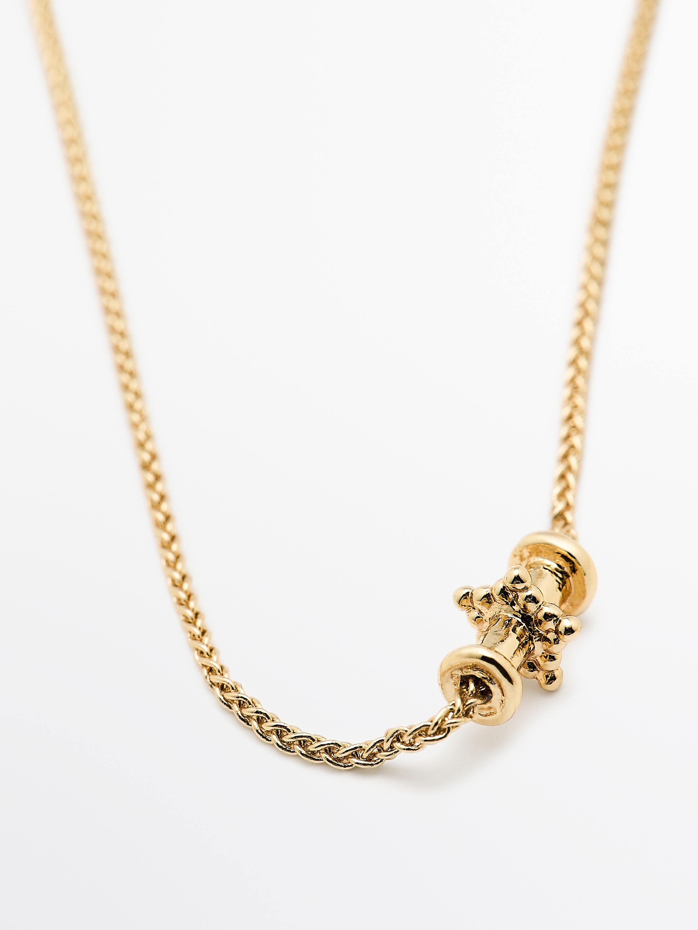 Multi-way necklace with pieces