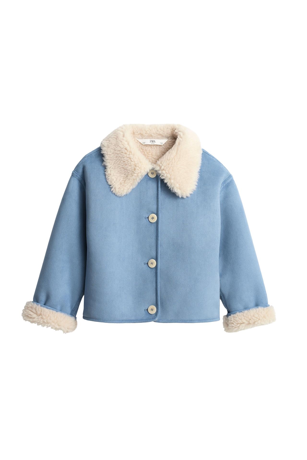 LIMITED EDITION DOUBLE-FACED REVERSIBLE FAUX SHEARLING JACKET