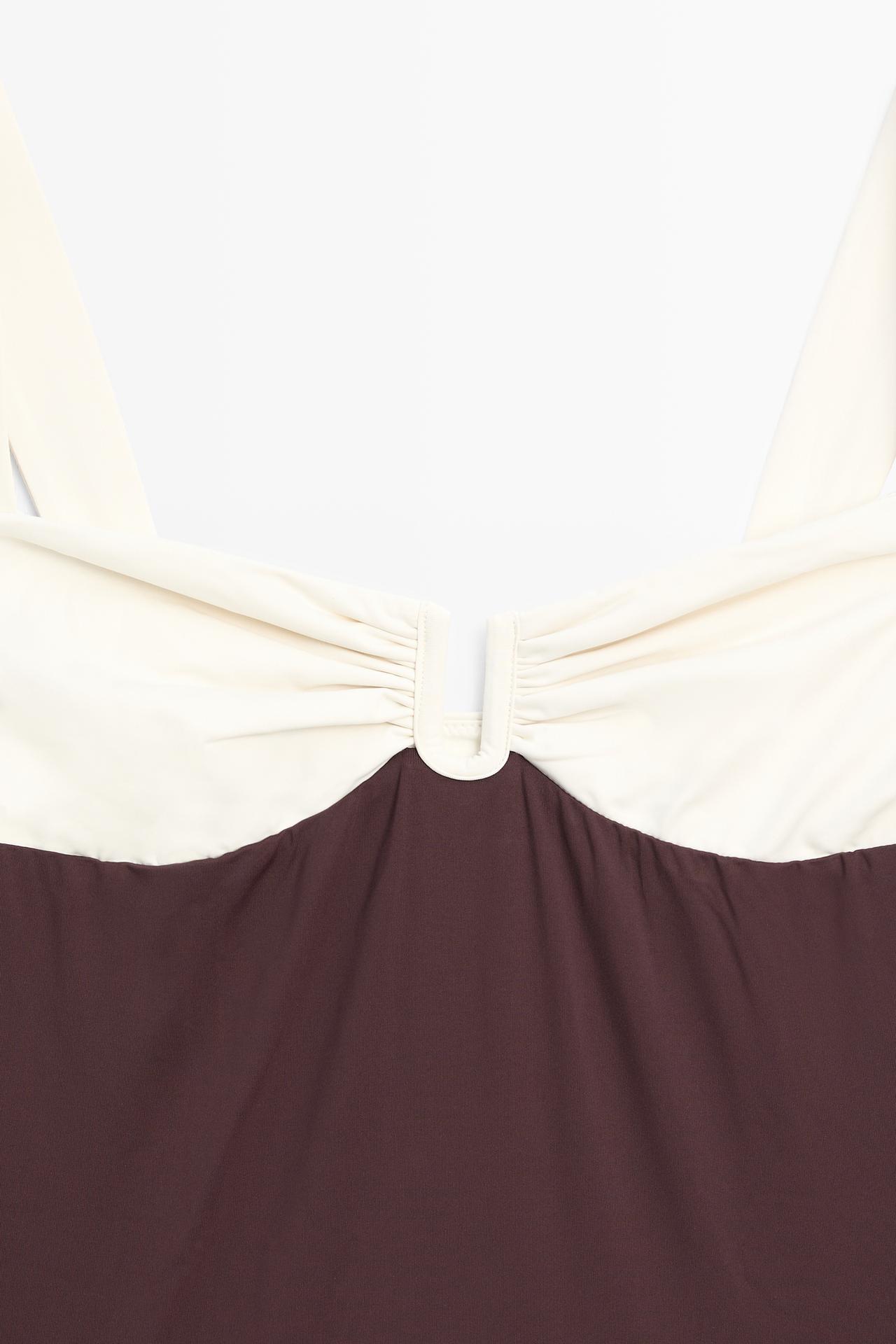 Swimsuit with gathered detail — 734