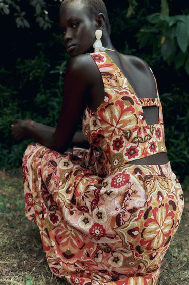 RUSTIC PRINTED KNOT TOP - Multicoloured by Zara - Image 3