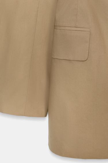 VESTE AJUSTÉE ZW COLLECTION LIMITED EDITION - Sable de Zara - Image 7