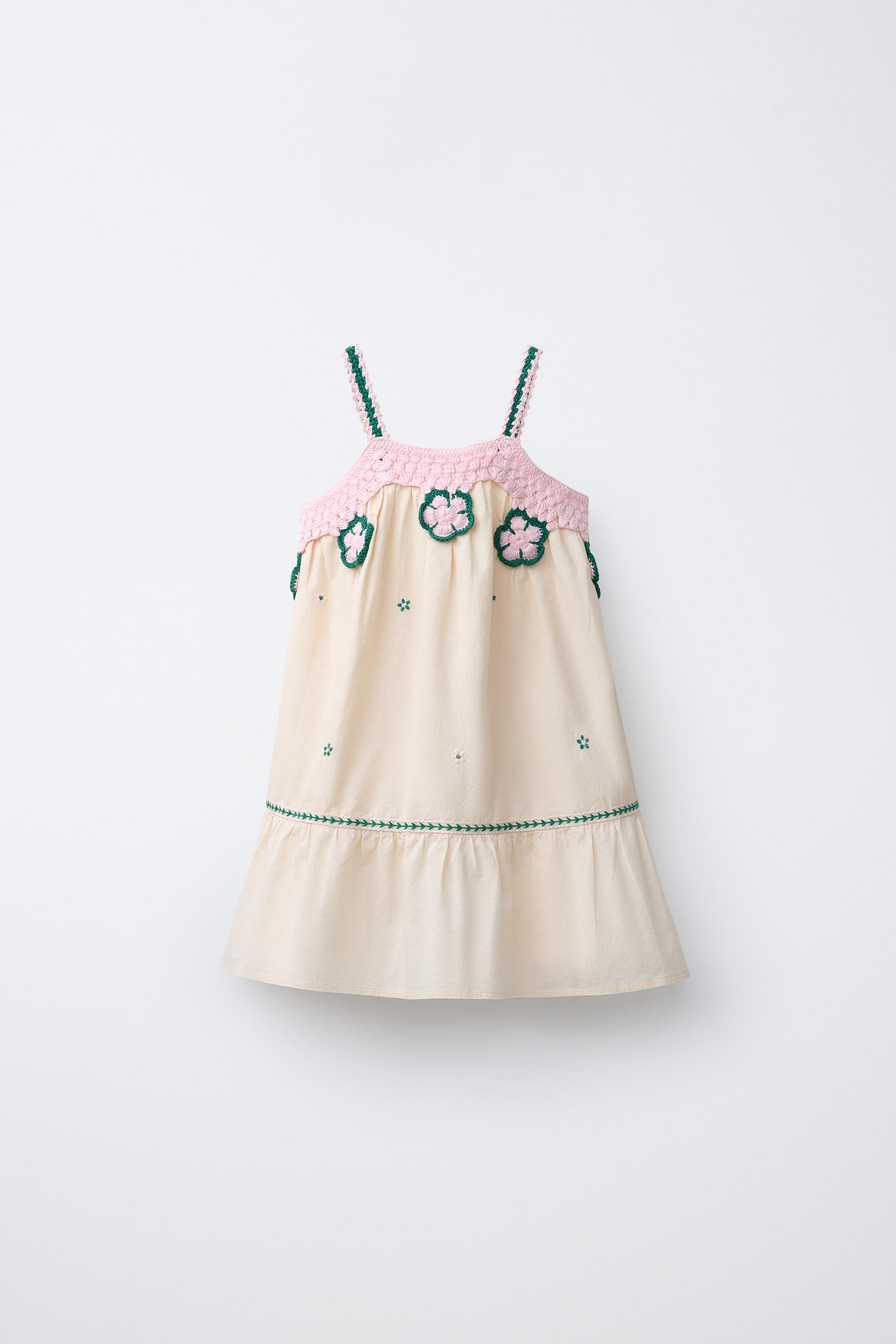 ROBE À FLEURS BRODÉES
