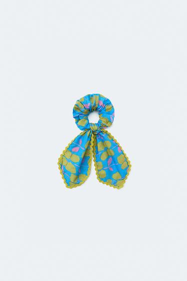 CHOUCHOU À NŒUD FLEURI ÉDITION LIMITÉE - Imprimée de Zara - Image 0