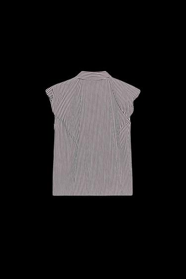 STRIPED SLEEVELESS SHIRT - 178 by Zara
