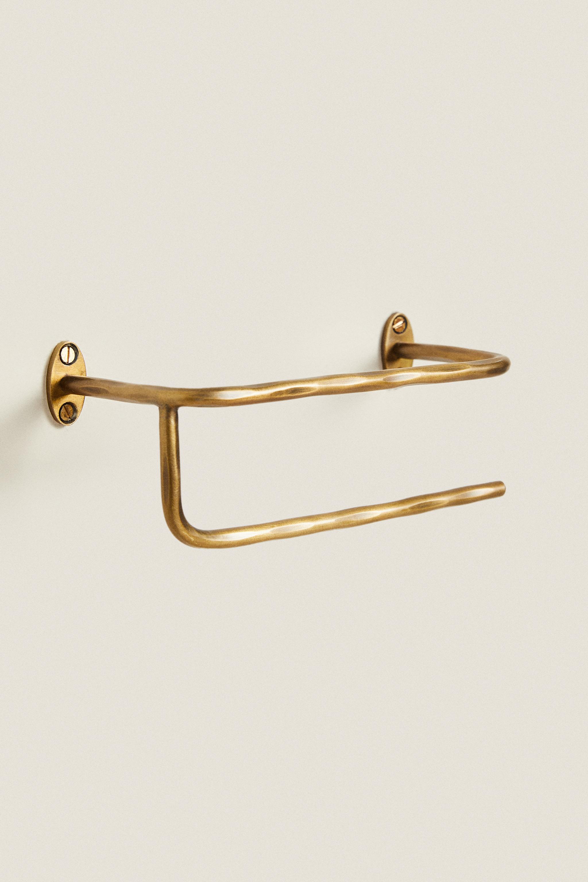 GOLDEN TOILET PAPER HOLDER — Golden