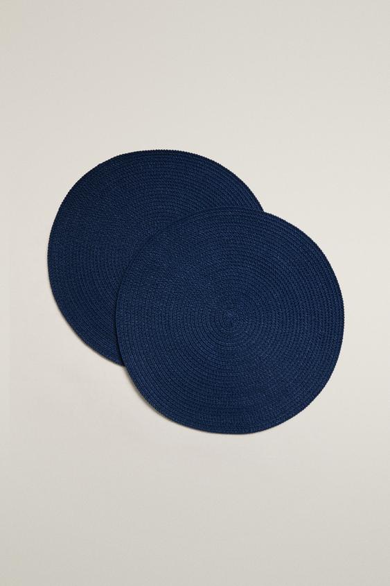 PACK OF PAPER PLACEMATS (PACK OF 2) - Ink blue by Zara - Image 0