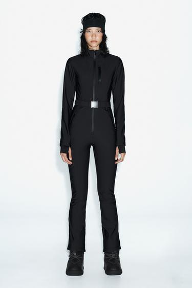 JUMPSUIT WATER RESISTANT AND WIND PROTECTION RECCO® TECHNOLOGY SKI COLLECTION - Black by Zara
