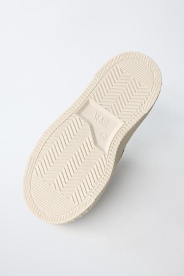 FABRIC SNEAKERS - Ecru White by Zara - Image 6