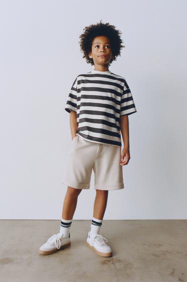 COMFORT BERMUDA SHORTS - Ecru by Zara