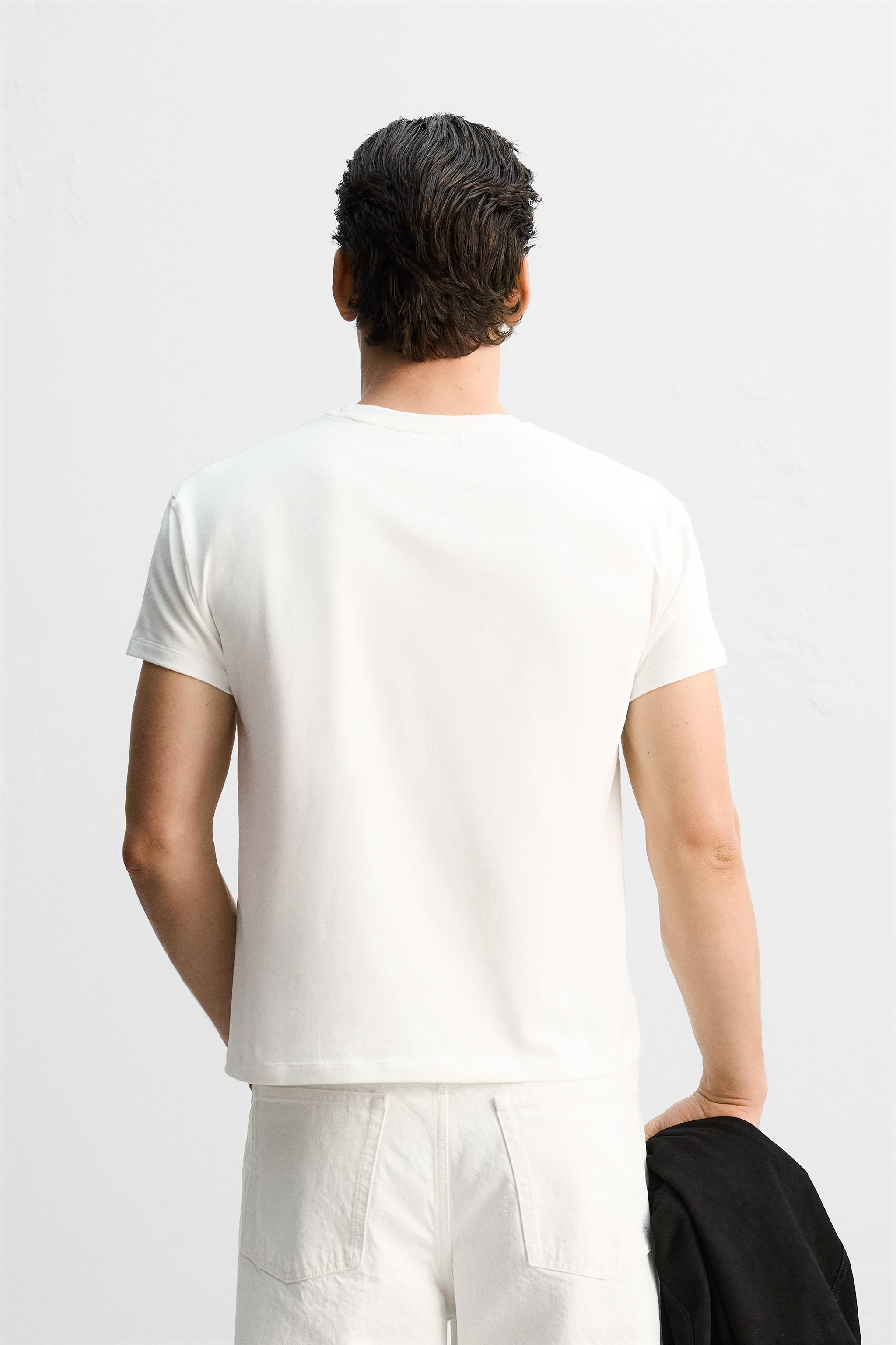 LIMITED EDITION VINTAGE FIT T-SHIRT - White | ZARA United States LIMITED EDITION VINTAGE FIT T-SHIRT - White | ZARA United States