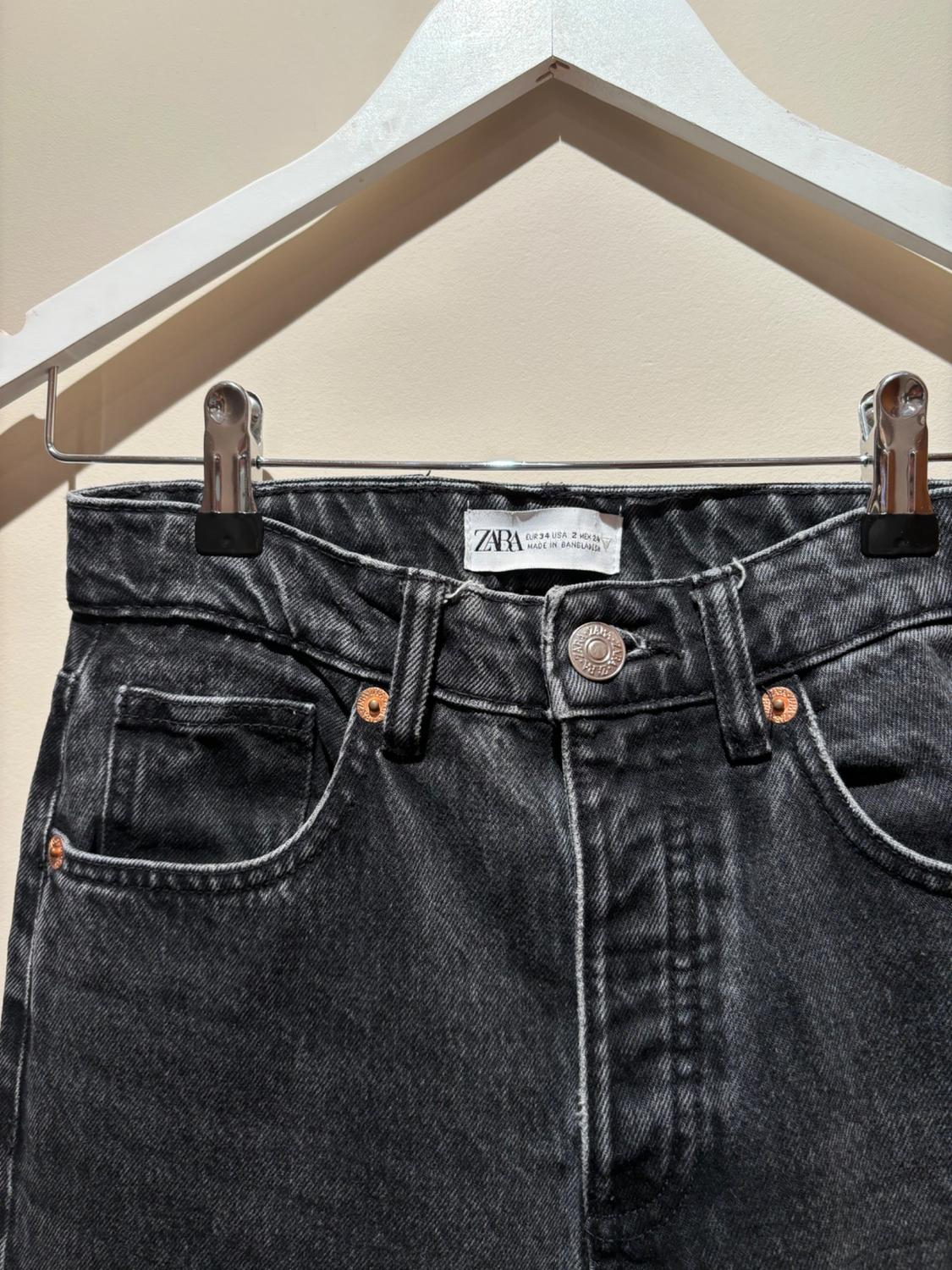 CROPPED WIDE-LEG JEANS - Image 4