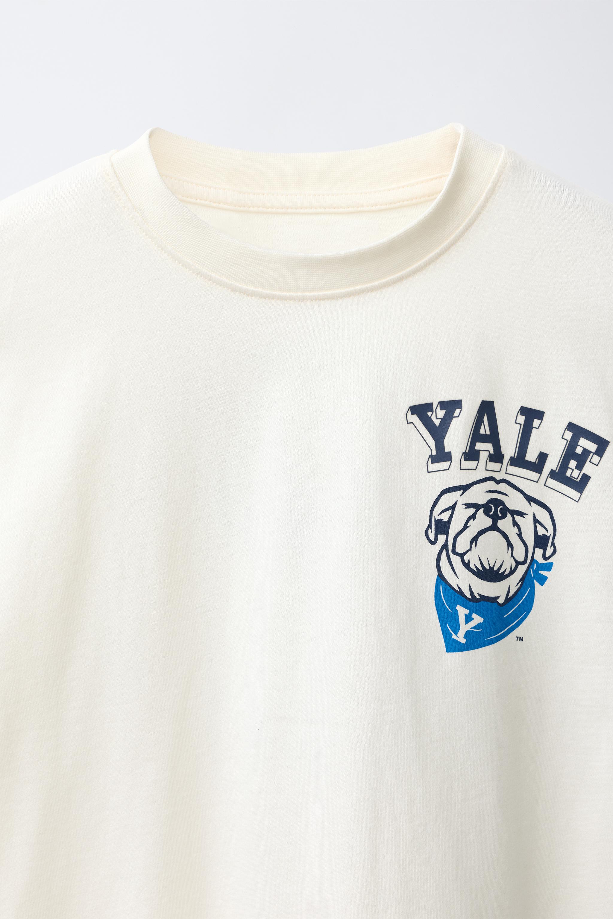 YALE UNIVERSITY™ PRINT T-SHIRT - White | ZARA United States
