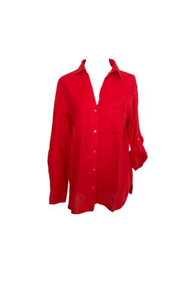 CAMISA TEJIDO CON LINO