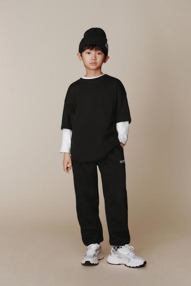 BASIC PLAIN T-SHIRT - Black by Zara