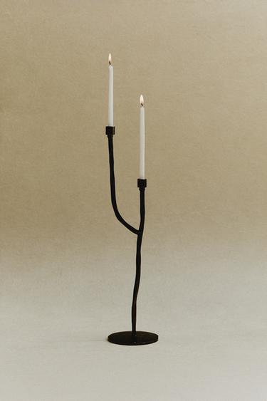 METAL CANDELABRA - Black by Zara