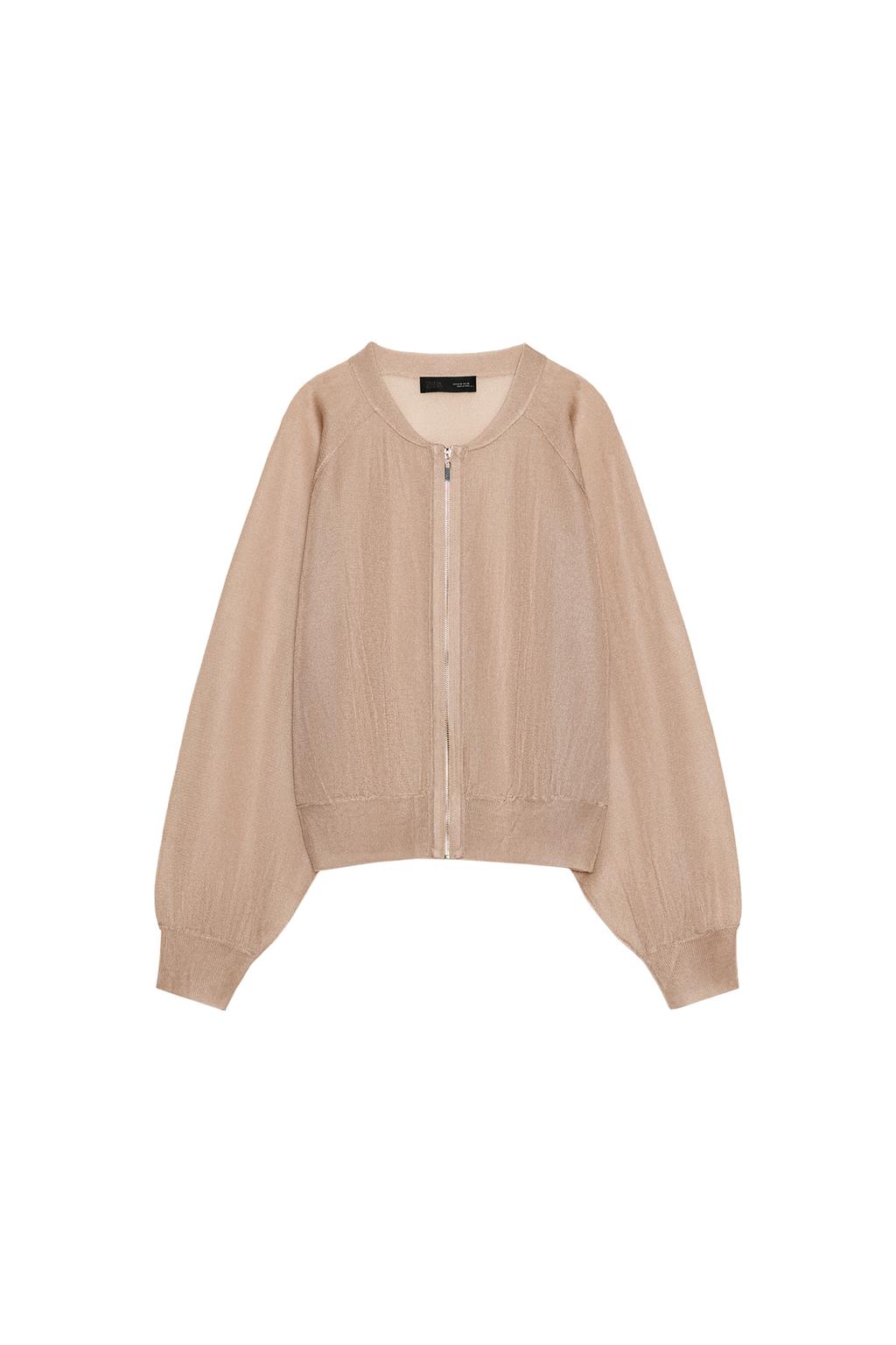 KNIT BOMBER JACKET - image 3