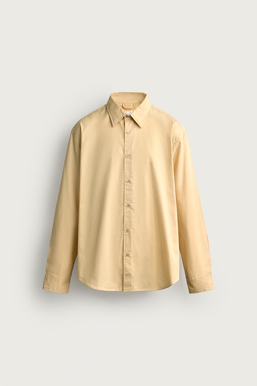 LYOCELL AND COTTON RELAXED FIT SHIRT