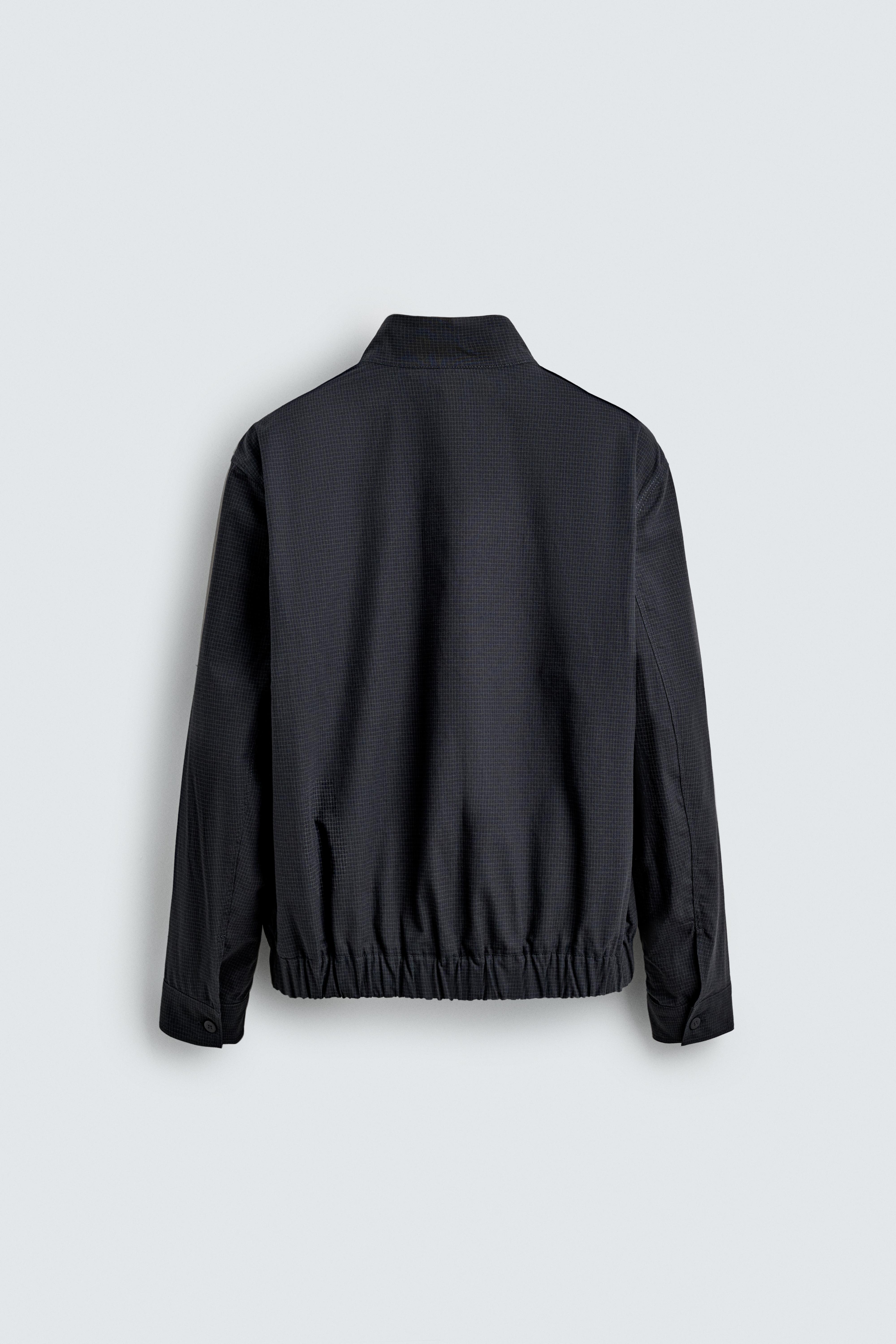 BLOUSON BOMBER REGULAR FIT À CARREAUX