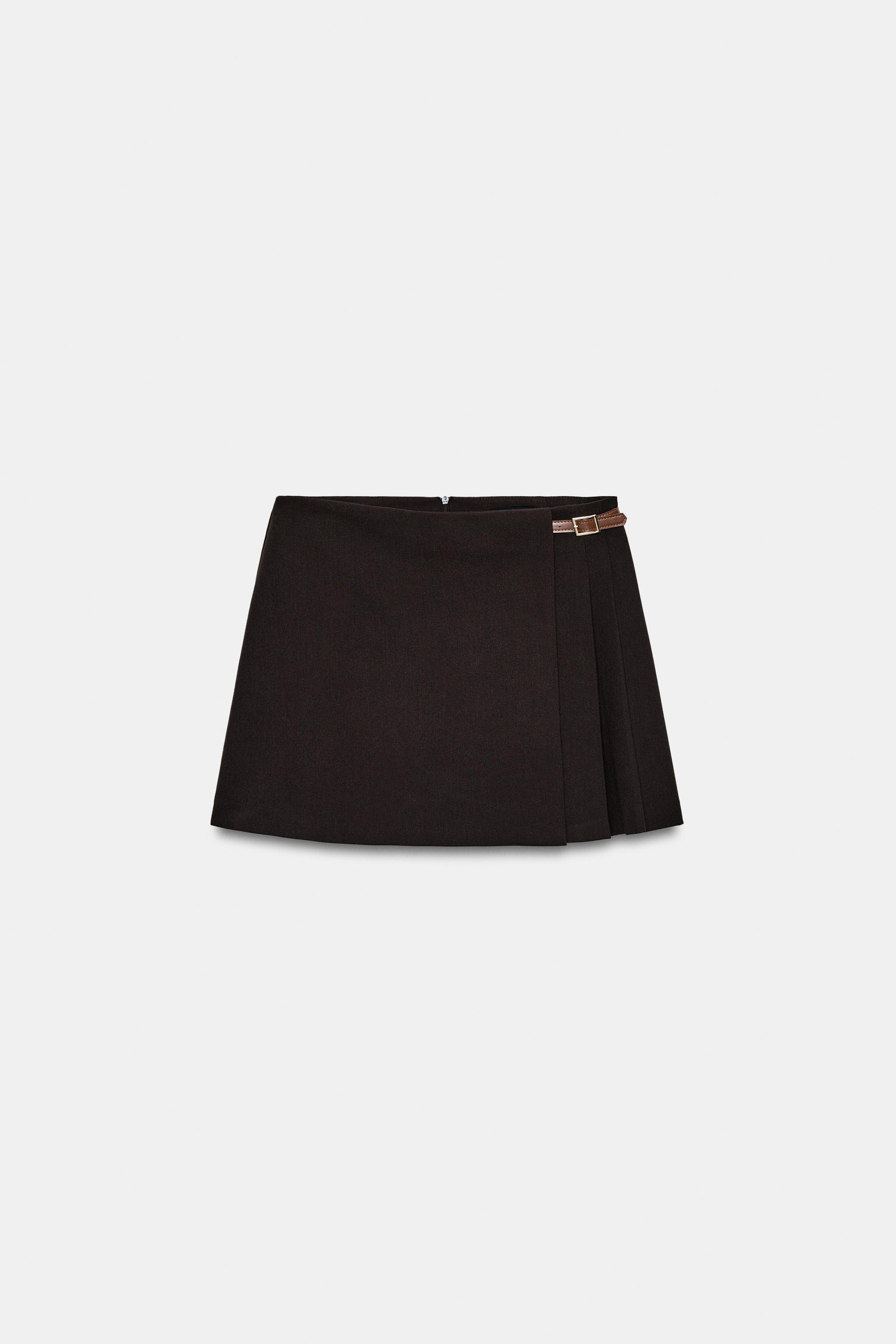 MINI SKIRT WITH BELT LOOP