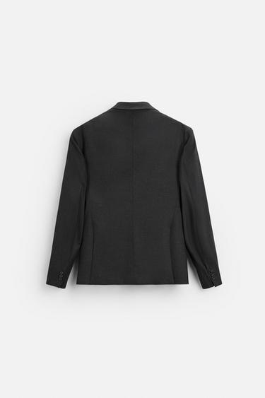 VESTE DE COSTUME CONFORT - Gris anthracite de Zara - Image 7