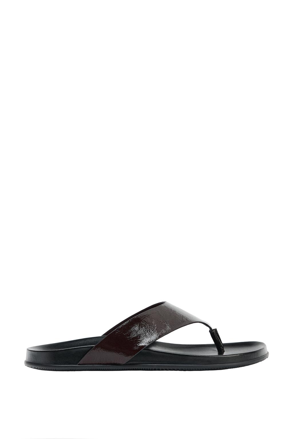 LEATHER STRAPPY SANDALS - image 4