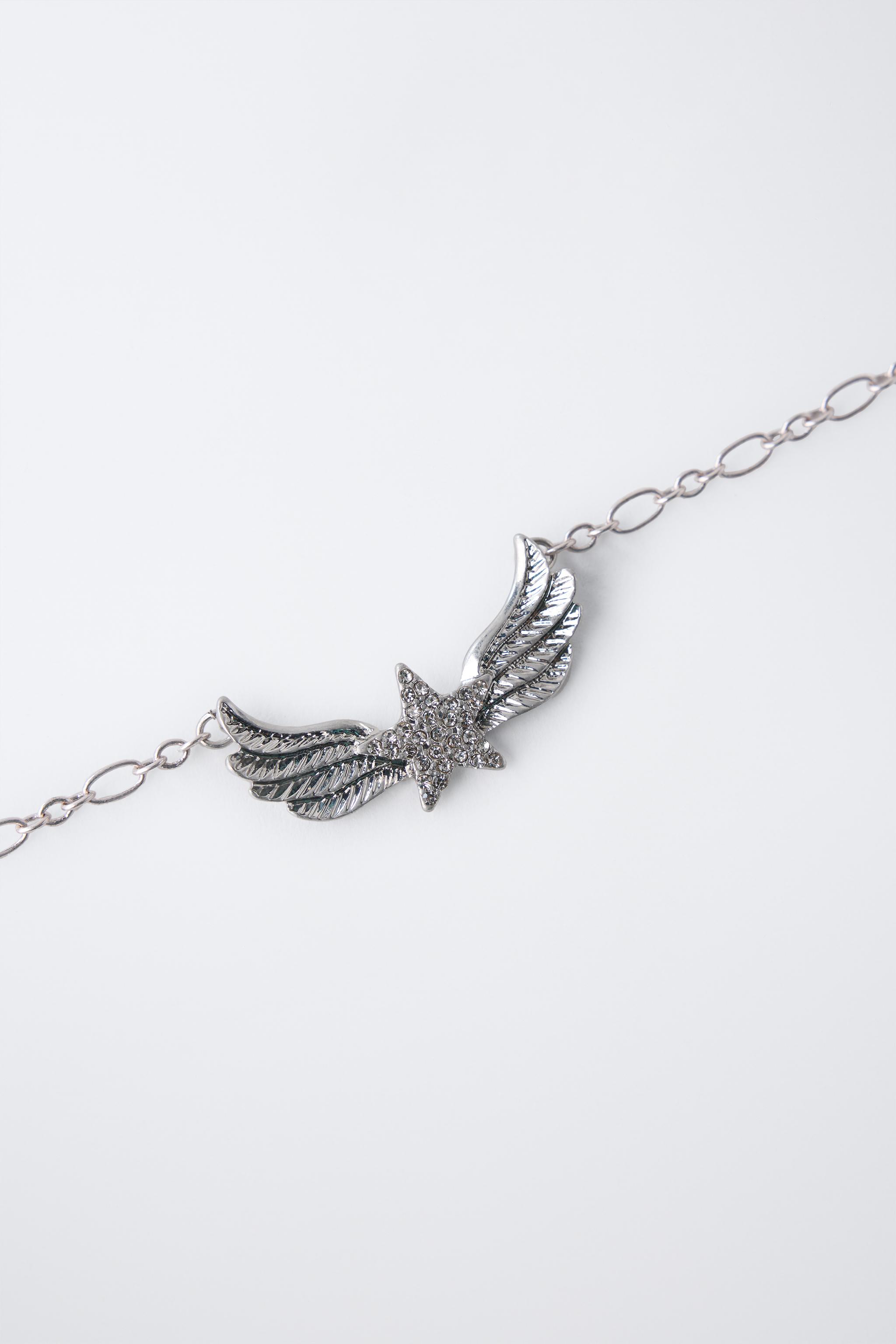 PACK OF TWO WING PENDANT NECKLACES