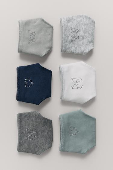 6–14 M./ ŠEŠERIŲ KELNAIČIŲ SU STRASO DETALĖMIS RINKINYS – Įvairiaspalvis – „Zara“